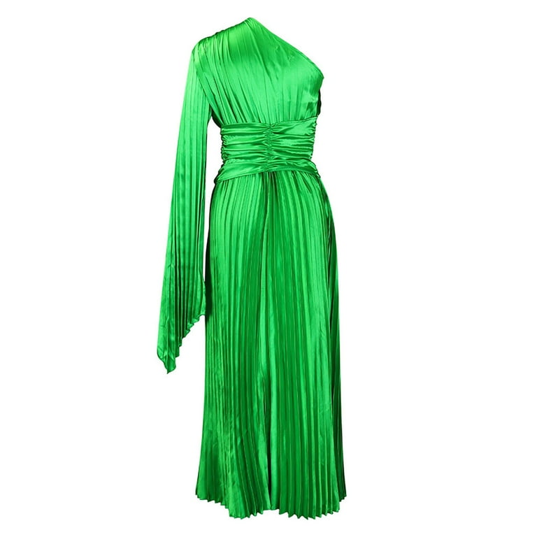 qolati Women's One Shoulder Formal Dresses 2024 Sleeveless Mermaid