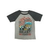 Hot Wheels Boys Gray Short Sleeve Beast Zone Car T-Shirt Tee Shirt 12