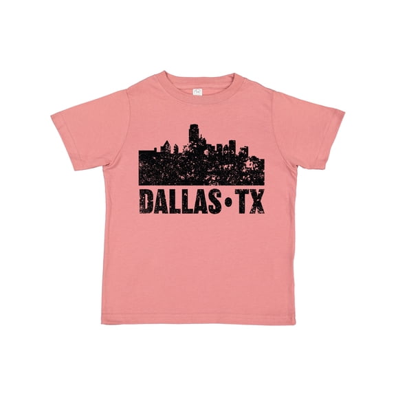 Inktastic Dallas Texas City Skyline with Grunge Boys or Girls Toddler T-Shirt