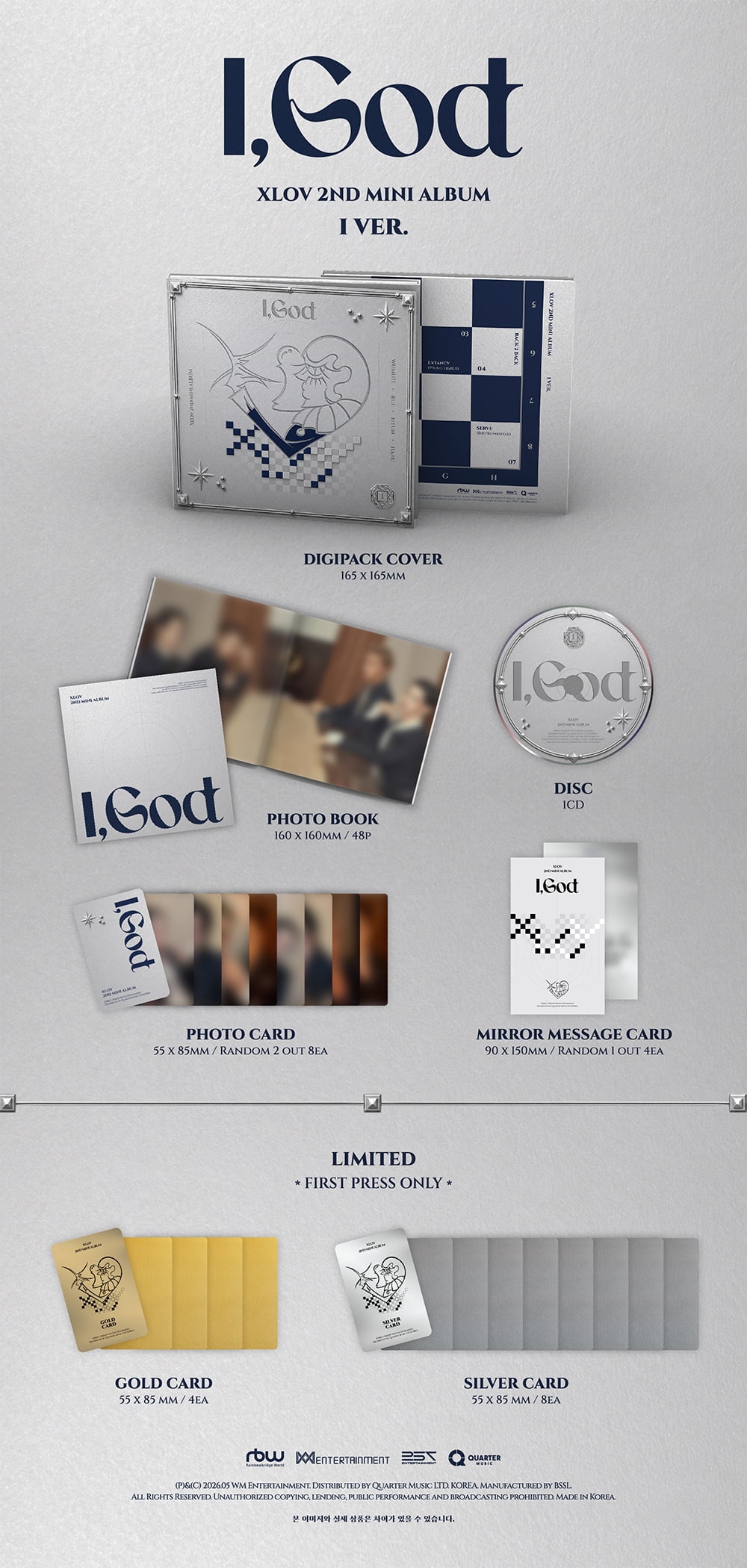 coldrain 1st MiniAlbum〜2nd Albumグッズ　未開封 XLOV - [I,GOD] 2nd Mini Album G Version - Walmart.com