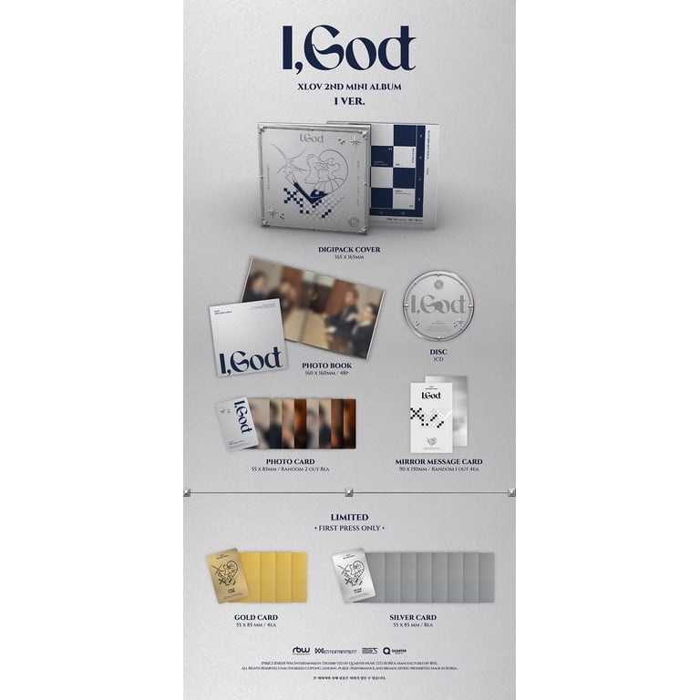 XLOV I God CD アルバム 新品未開封 12枚セット XLOV - [I,GOD] 2nd Mini Album I Version - Walmart.com
