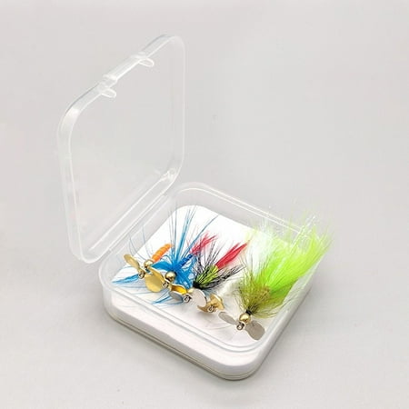 5Pcs Fly Hooks Flyfishing Flies Insect Lures Baits Decoy Bait Fishhook A/B/C/D/E/Mixed Different Style Insect Lures Fishing Tack 1 - Does Not Contain Composite Wood Mixed