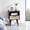Black, variant on Oufan Rattan Nightstand, Boho End Table with Drawer and Storage, Cane Accent Bedside End Table with Solid Wood Legs for Bedroom, Dorm, Black