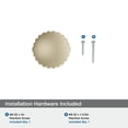 thumbnail image 4 of Amerock Ballard 1 inch (25mm) Diameter Golden Champagne Cabinet Knob, 4 of 6