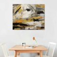 thumbnail image 3 of JEUXUS Abstract Canvas Wall Art, Abstract Art Prints Framed, Modern Neutral &amp; Gray Abstract Artwork for Living Room Bedroom Decor, Minimalist Abstract Canvas Painting for Office Studio 16x12in, 3 of 5
