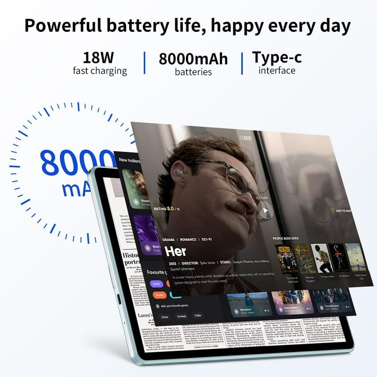 Android 14 Tablet, 11 inch Tablets, Octa-Core, Tablet PC with 12GB RAM 128GB ROM 1 TB Expansion, 8000mAh Battery, Fast Charging, GMS Certified, FM, Android 14 Tablet, 11 inch Tablets, Octa-Core, Tablet PC with 12GB RAM 128GB ROM 1 TB Expansion, 8000mAh Battery, Fast Charging, GMS Certified, FM,