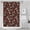 Brown Skull Rose, variant on Brown Sun Moon Cloud Star Pattern Shower Curtain 36"x72" ,Bathroom Decorative Shower Curtains Set with 12 Hooks,Modern Waterproof Washable Shower Curtain