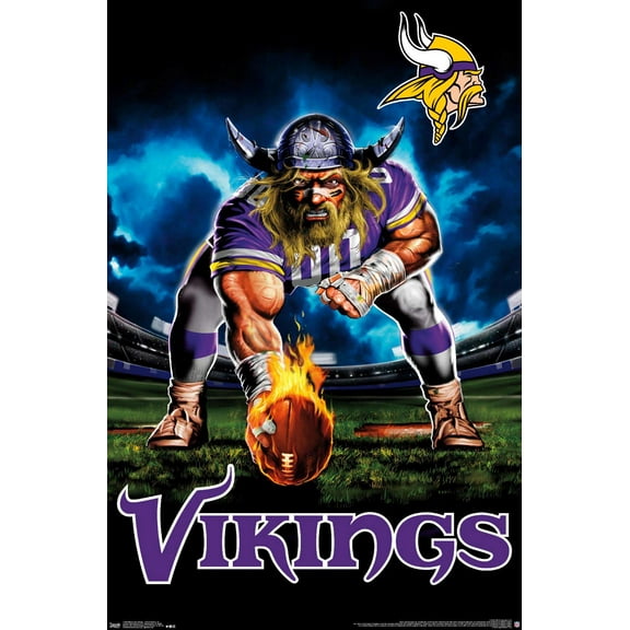 NFL Minnesota Vikings - 3 Point Stance 19 Wall Poster, 14.725" x 22.375"