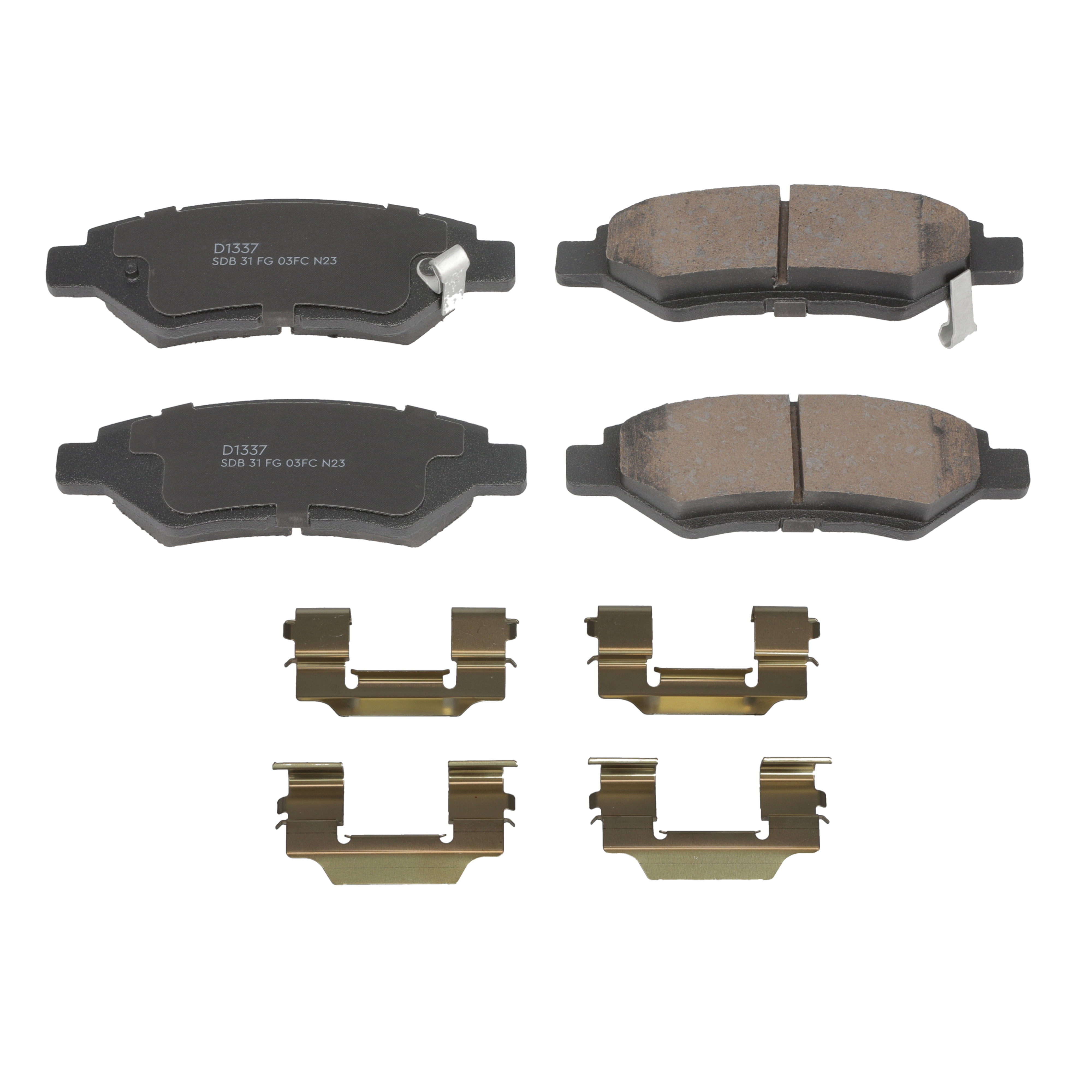 Winstop Brake Pad Set, Rear WS.1337.0.C, Chevrolet Camaro 2015-2010