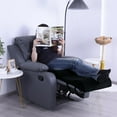 thumbnail image 5 of Foam Recliner Cushion with Leg Pillow for Elderly Large Square Seat Cushion Wave Shape Footrest for Armchairs Couch, Medium Thick & Supportive, Non-Slip Design, Black, 5 of 14