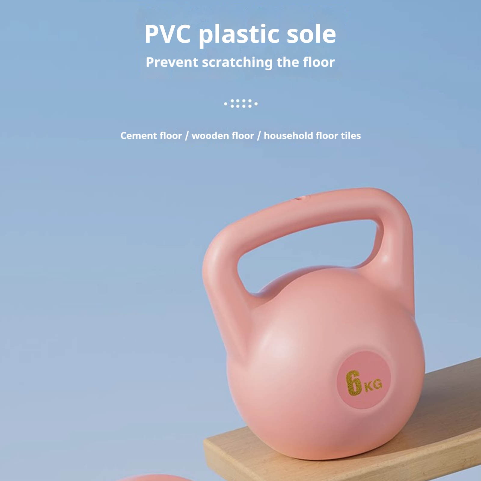 6-kilogram soft kettlebell in various colors, with non- handles, ideal for home workouts, and guaranteed to be safe