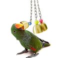 thumbnail image 1 of Budgie Toy Interesting Bird Toy Interactive Bells Toy For Small Parrot Macaws Parakeets Love Birds (random Color) 1pc, 1 of 5