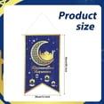 thumbnail image 2 of Gosknor Ramadan Mubarak Door Sign, 20x12 Inch Ramadan Mubarak Sign with Lanyard Ramadan Mubarak Door Banner Ramadan Yard Sign Eid Ramadan Mubarak Decorations, 2 of 7