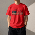 thumbnail image 4 of 250 Years of Freedom Patriotic USA Graphic T-Shirt for Men & Women, Vintage American Flag Independence Tee, 4 of 6