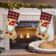 thumbnail image 4 of Gnomo sin rostro Regalo Bolsa de caramelos Chimenea Calcetín de Navidad Sacos Decoración de Navidad (B) Ehuebsd libre de BPA, 4 of 6