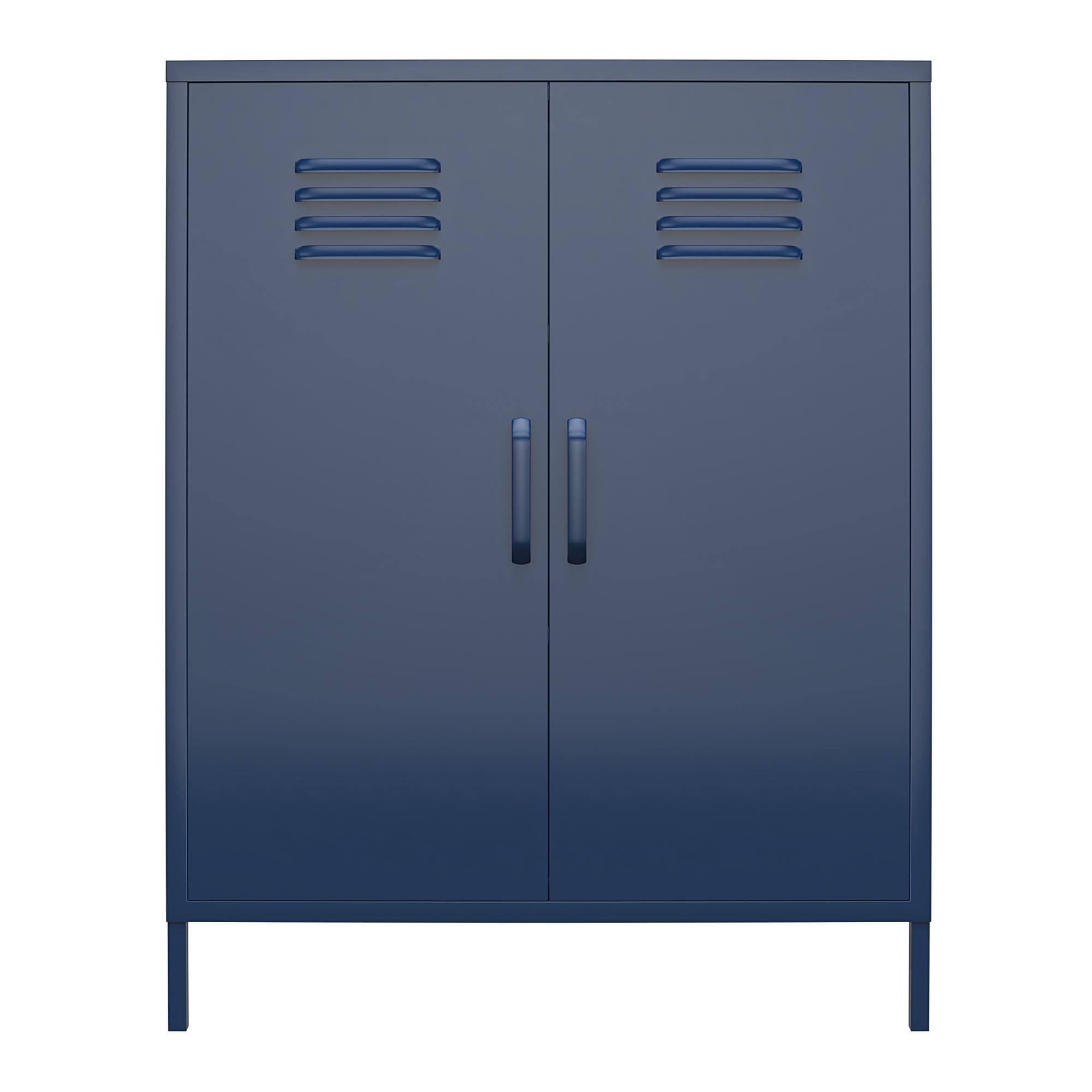 Ameriwood Home Bentley 2-Door Metal Locker Cabinet, Navy - image 4 of 12