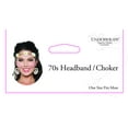 thumbnail image 2 of UNDERWRAPS Women's Hippie Costume - Headband/Choker Necklace White, 2 of 2