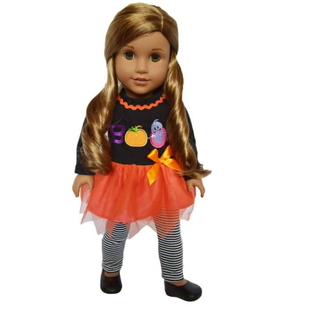 My Brittany's Halloween Boo Outfit for American Girl Dolls and My Life as Dolls-18 Inch Doll Clothes for American Girl Dolls and My Life as Dolls