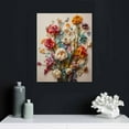 thumbnail image 5 of PIKWEEK Framed Colorful Floral Canvas Wall Art Flowers Rose Wildflowers painting Wall Decor Artwork Modern Botanical Picture paint Poster Prints Ready to Hang (Floral Framed), 5 of 5