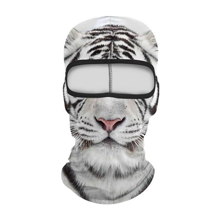 DGTVVR Balaclava Mask 3D Print Full Face Mask Cooling Neck Gaiter Sun Protection Face Cover Mask Windproof Ski Mask Blue H