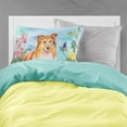 thumbnail image 2 of Sheltie Spring Fabric Standard Pillowcase, 2 of 2
