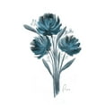 thumbnail image 2 of Murdock, Ramona 26x32 White Modern Wood Framed Museum Art Print Titled - Teal Bouquet II, 2 of 4