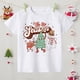 thumbnail image 3 of Camiseta con estampado de muñecos de nieve y Papá Noel con vibraciones navideñas para niños y niñas, camisetas de manga corta, camisetas gráficas para niños, camisetas festivas, regalo, 3 of 5