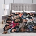 thumbnail image 3 of Adam Blanket Super Soft Air Conditioning Blankets Driver Collage for Bed Sofa Car 60"X50", 3 of 7