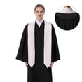 thumbnail image 4 of Logiee Cat Paw Print Unisex Adult Graduation Stole Shawl 72" Long for Academic Commencements Shawl-Flattened, 4 of 7