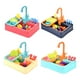 thumbnail image 2 of Juguete de cocina para niños, lavavajillas eléctrico simulado, juego de simulación, juegos de casa, fregadero Rosa, 2 of 6