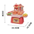 thumbnail image 3 of Juego de cocina para con luces de sonidos realistas Utensilios de naranja Sunnimix Juego de cocina de simulación, 3 of 8