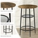 thumbnail image 5 of Muebles de Bar, Mesa de Bar en Color Madera de 60 cm, Diseño de 2 Niveles, 5 of 6