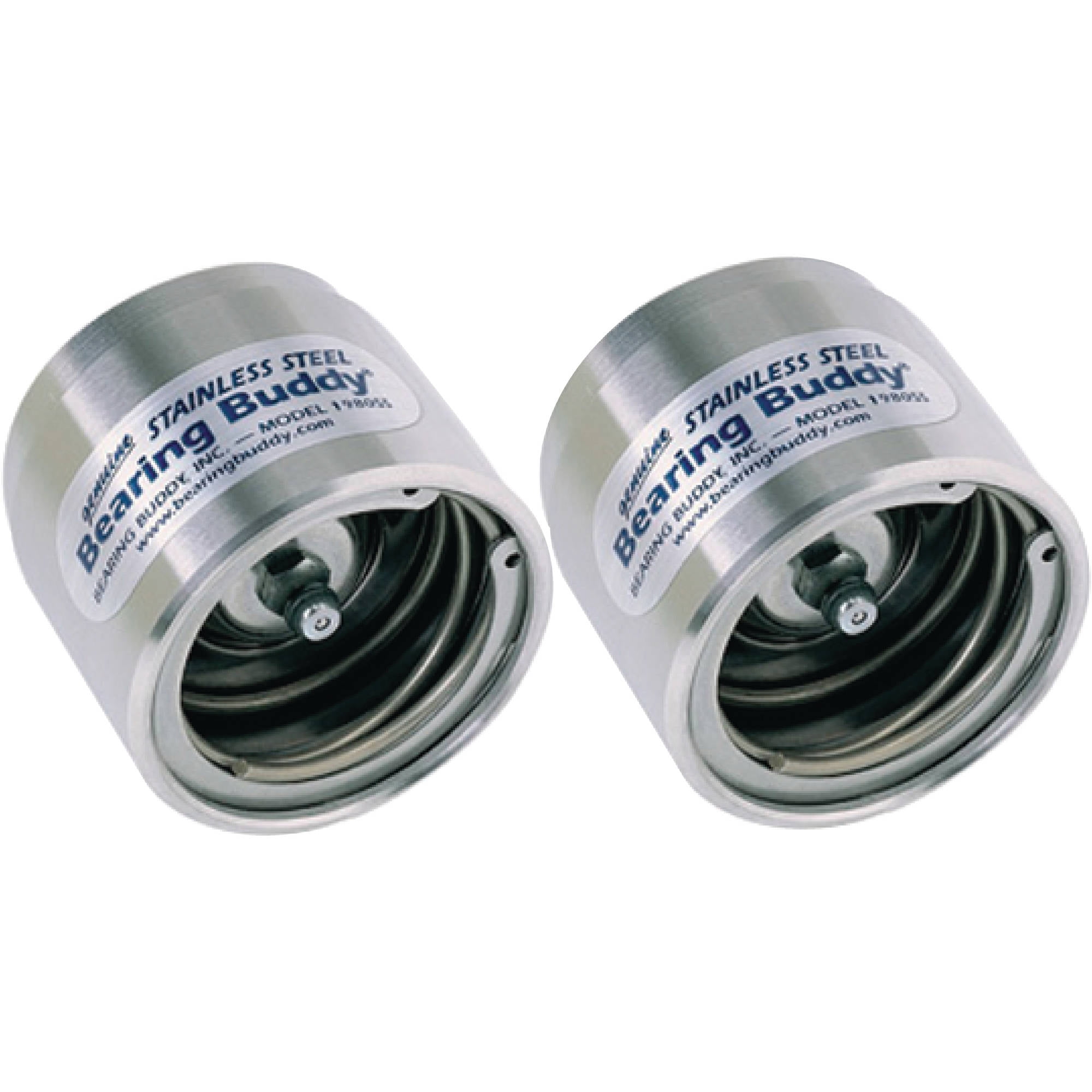 Pair 41202 Chrome 1781 Bearing Buddy