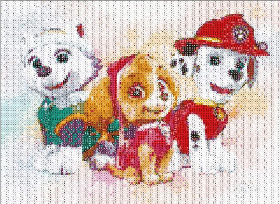 Full Drill 5D Diamond Painting Cartoon Embroidery Cross Stitch Kits Wall Decors
