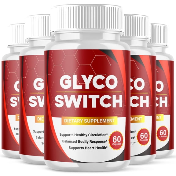 Glyco Switch Blood Support Pills Advanced Formula Vitamin Supplement GlycoSwitch 300 Capsules