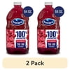 (2 pack) Ocean Spray® 100% Juice Cranberry Juice Blend, 64 fl oz Bottle