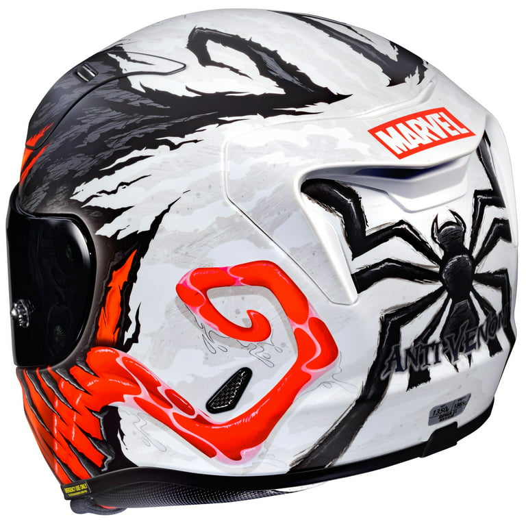 Spider-Man Venom one custom motorcycle helmet ECE & DOT