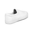 thumbnail image 3 of Slip On Women's Canvas Sneakers in White, 3 of 3