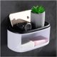 thumbnail image 5 of Caja de jabón esencial para el hogar Jabonera de plástico con orificios de drenaje, puede colocar artículos pequeños en la caja de jabón montada en la pared, caja de jabón multifunción Fason ZYY-2725, 5 of 5