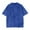 Blue, variant on Ramiter Men's Oversized T-Shirts Plus Size Cotton T Shirt Vintage Acid Wash Tee T-Shirt Homme Black,2XL