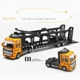 thumbnail image 3 of Toddler Toys Children's alloy toy dump truck tipper semi-trailer engineering large Car Model Model Auto Kids Gift, 3 of 5