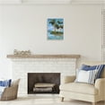 thumbnail image 2 of Stupell Industries Palm Island Painting Nature Painting Gray Framed Art Print Wall Art, 16 x 20, 2 of 8