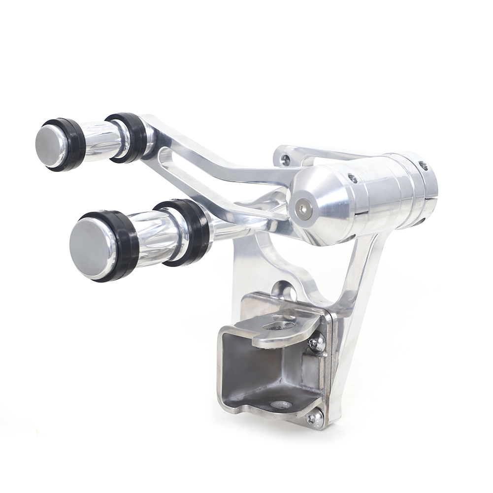 Tarazon Polished Forward Controls For Harley Softail Custom FXSTC Heritage FLSTC (84-99)
