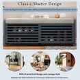 thumbnail image 5 of Aukfa Shoe Storage Bench with Cushion, Entryway Bench, 2 Tier Shoe Rack Organizer for Entryway Living Room Bedroom, Navy, 5 of 8
