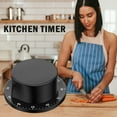 thumbnail image 3 of Kitchen Timer for Cooking - Mechanical Backing Stainless Steel Kitchen Timer with Loud Alarm No Batteries Required Precision Mechanical Countdown Clock for Bakes and Meals, 3 of 8