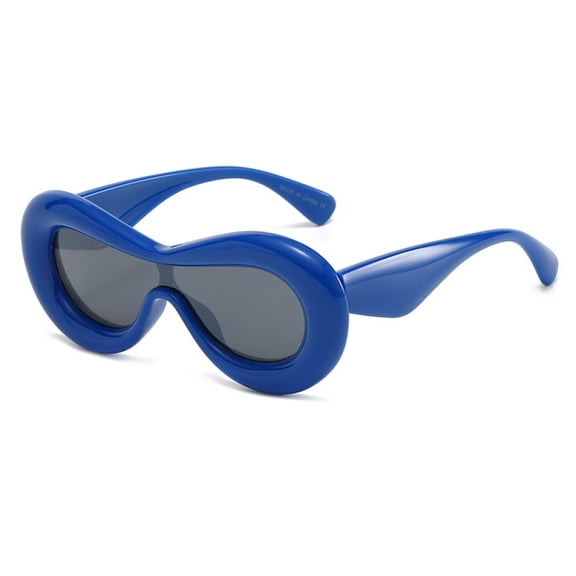 Blue Sunglasses Beach Style Party Luxury Model Eye Wear