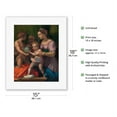 thumbnail image 2 of The Holy Family with the Young Saint John the Baptist - Vintage Religious Art by Andrea del Sarto c.1528 - Fine Art Rolled Canvas Print 11in x 14in, 2 of 4