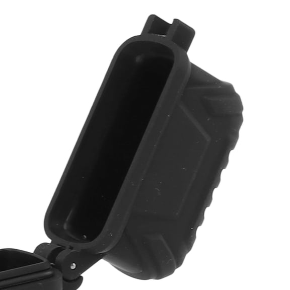 2-Pack Waterproof Lighter Case With Locking Mechanism Black Plastic Sealed Container For Outdoor Camping Hiking
