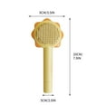 thumbnail image 2 of TOPRenddon Self-Cleaning Pet Grooming Brush - 7.8" Stainless Steel Deshedding Tool with One-Touch Hair Release for Dogs Cats, Hypoallergenic Massage Comb & Waterproof Dog Brush, 2 of 9