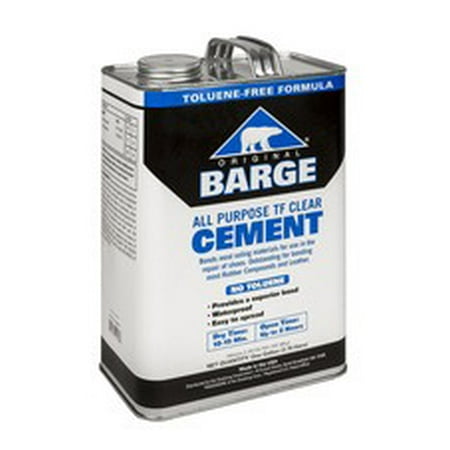 BARGE Original All-Purpose TF Clear Cement by Quabaug Corp -1 Gallon